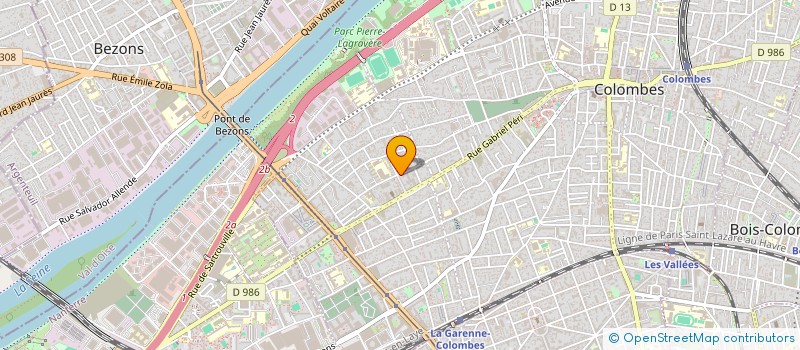 localisation de l'entreprise LA PROVIDENCE à COLOMBES