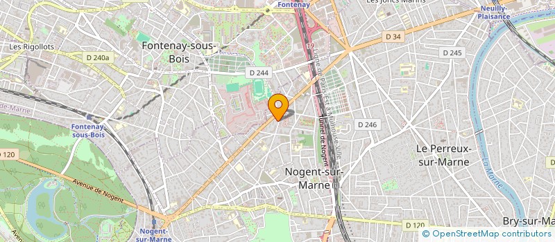 localisation de l'entreprise LA PROVIDENCE à NOGENT-SUR-MARNE
