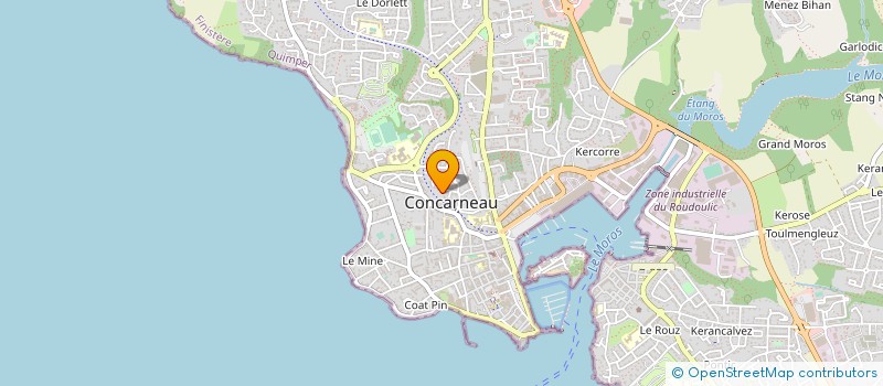 localisation de l'entreprise LA PROVIDENCE à CONCARNEAU