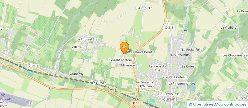 localisation de l'entreprise LA PROVIDENCE BLEROISE à LA CROIX EN TOURAINE