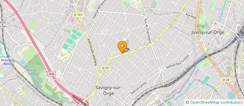 localisation de l'entreprise LA PROVIDENCE SERVICES PLUS à SAVIGNY-SUR-ORGE