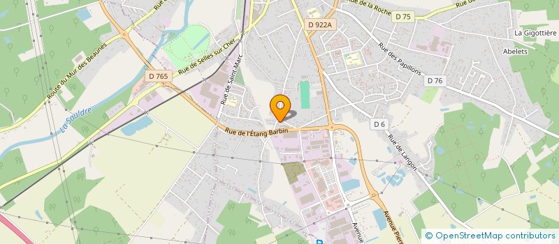 localisation de l'entreprise LA PRUNELLOISE  ROMORANTIN-LANTHENAY