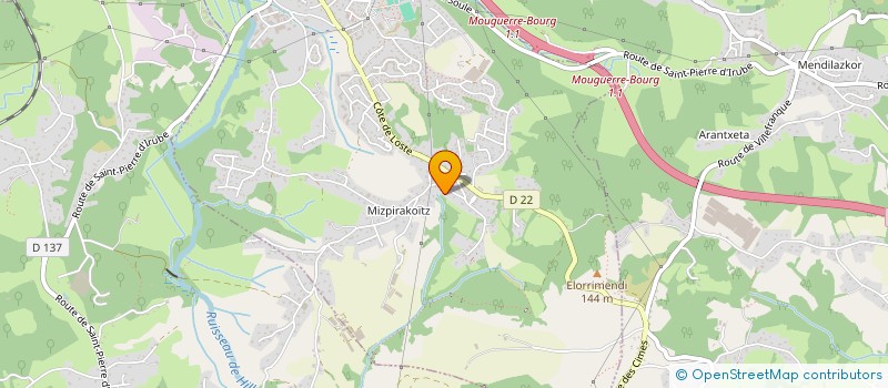 localisation de l'entreprise LA PTITE BIARROTE à SAINT-PIERRE-D'IRUBE