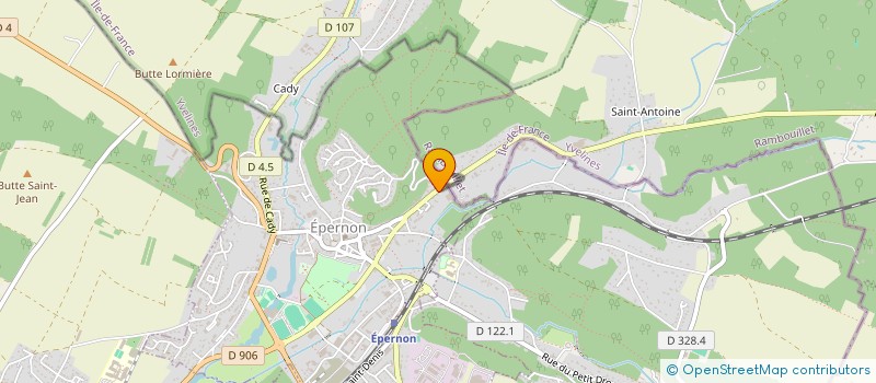 localisation de l'entreprise LA PTITE FAMILLE à EPERNON