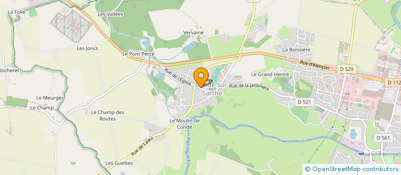 localisation de l'entreprise LA PTITE GARGOTE à SAINT-CENERI-LE-GEREI