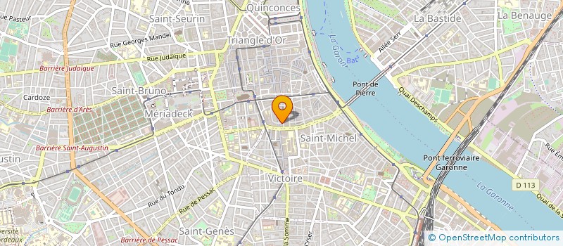 localisation de l'entreprise LA PUCE 33 à BORDEAUX