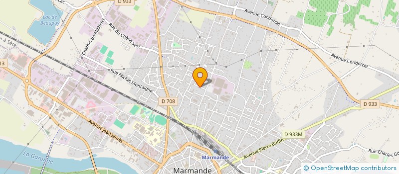 localisation de l'entreprise LA PUCE à MARMANDE