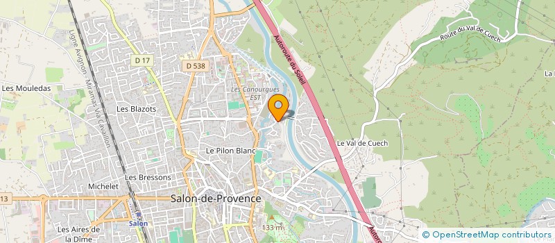 localisation de l'entreprise LA PUCE INFORMATIQUE  SALON-DE-PROVENCE