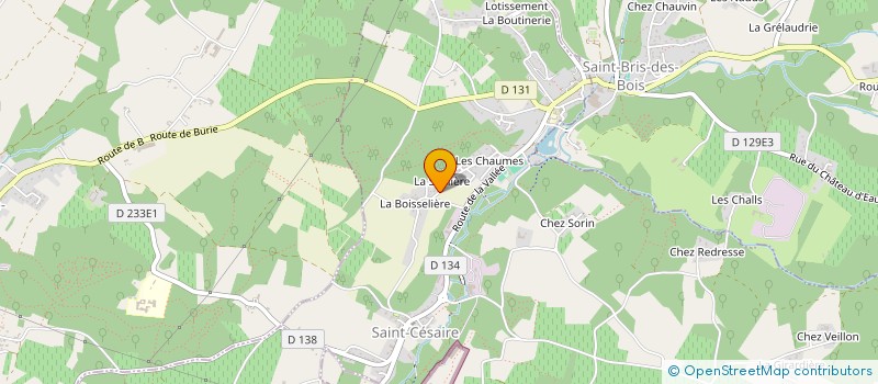 localisation de l'entreprise LA PUNKY FREAP  SAINT-CESAIRE