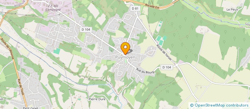 localisation de l'entreprise LA PUYMOYENNAISE à PUYMOYEN