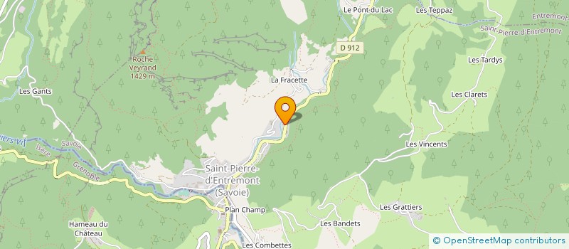 localisation de l'entreprise LA PYRAMIDE à SAINT-PIERRE-D'ENTREMONT