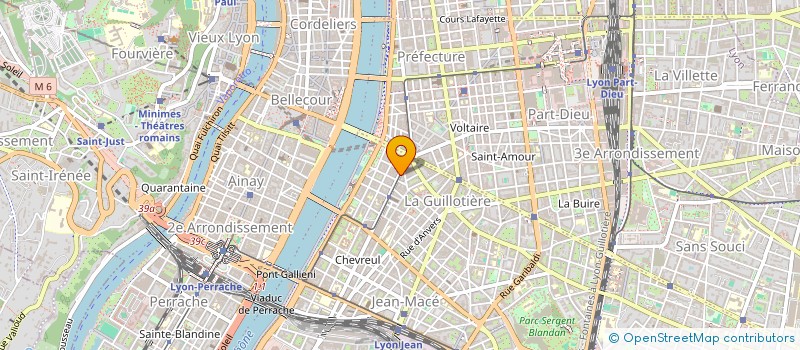 localisation de l'entreprise LA PYRAMIDE  LYON