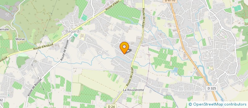 localisation de l'entreprise LA PYRAMIDE à GENERARGUES