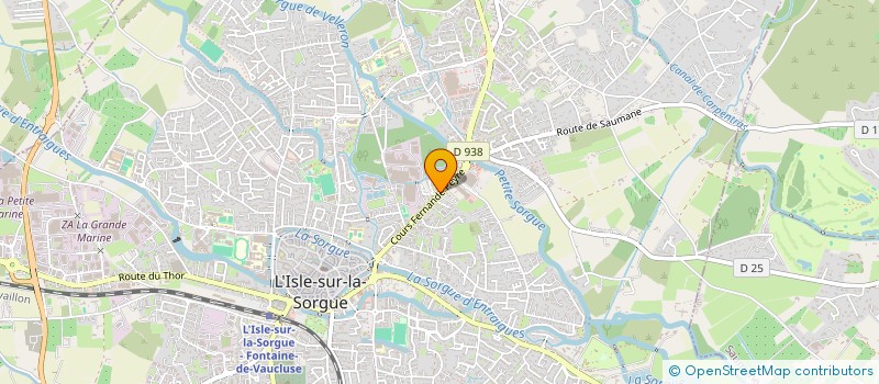 localisation de l'entreprise LA PYRAMIDE  L'ISLE-SUR-LA-SORGUE