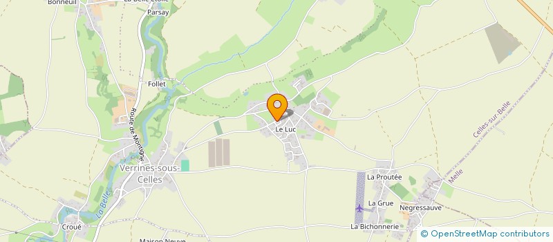 localisation de l'entreprise LA PYRAMIDE  CELLES-SUR-BELLE