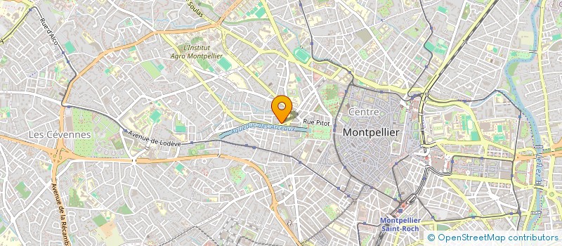 localisation de l'entreprise LA PYRAMIDE SCI à MONTPELLIER