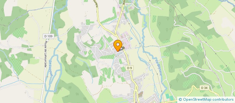 localisation de l'entreprise LA PYRENEA à MONEIN