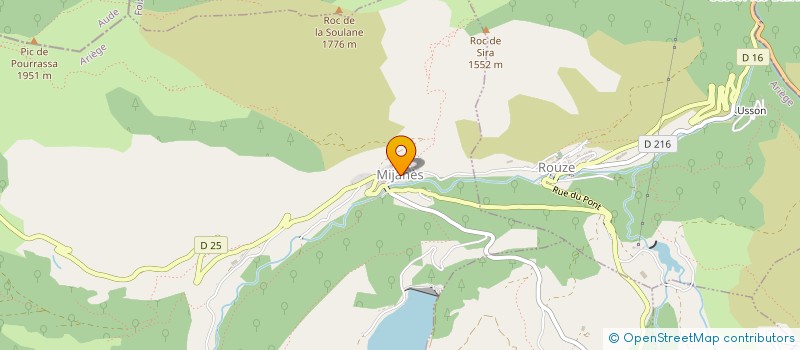 localisation de l'entreprise LA PYRENEENNE DU BOIS à MIJANES