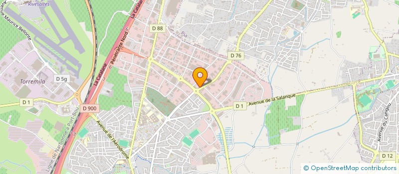 localisation de l'entreprise LA PYRENEENNE HYGIENE-SERVICES à PERPIGNAN