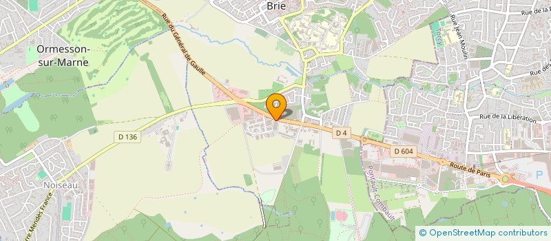 localisation de l'entreprise LA QUADRA  LA QUEUE-EN-BRIE