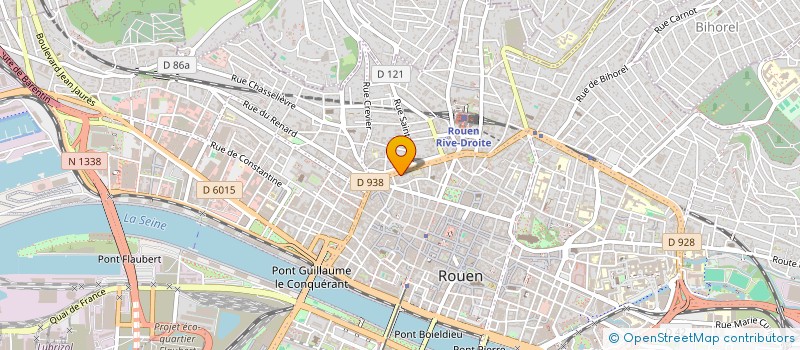 localisation de l'entreprise LA QUADRATURE à ROUEN