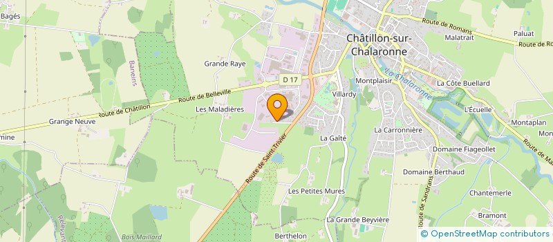 localisation de l'entreprise LA QUALITE AUTOMOBILE à CHATILLON-SUR-CHALARONNE