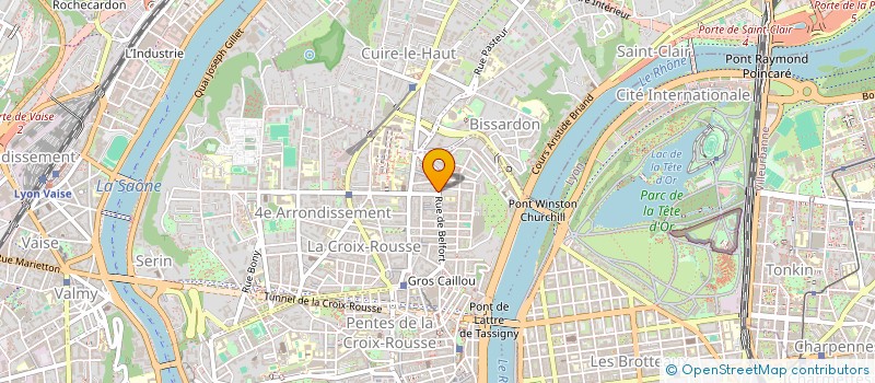 localisation de l'entreprise LA QUALITE D'OR  LYON