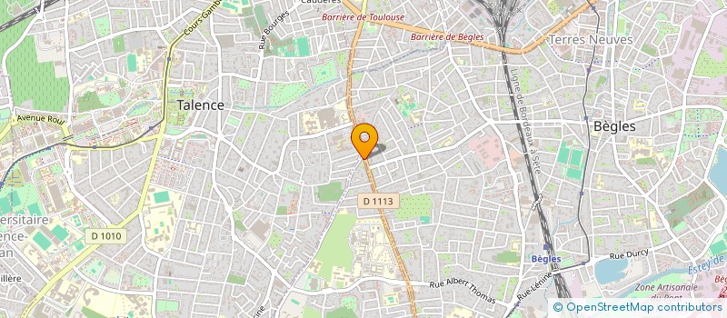 localisation de l'entreprise LA QUALITE FRUITOP à VILLENAVE-D'ORNON