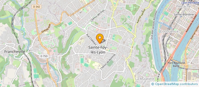 localisation de l'entreprise LA QUARANTAINE 18  SAINTE-FOY-LES-LYON