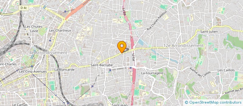 localisation de l'entreprise LA QUARANTAINE RUGISSANTE à MARSEILLE