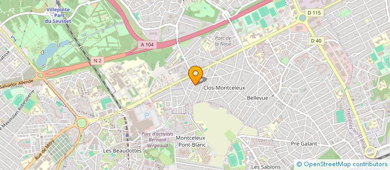 localisation de l'entreprise LA QUARES FRANCE & CO à VILLEPINTE