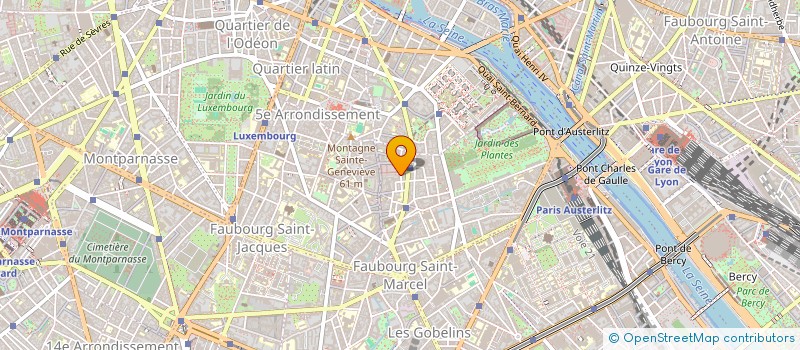 localisation de l'entreprise LA QUARTE JUSTE  PARIS