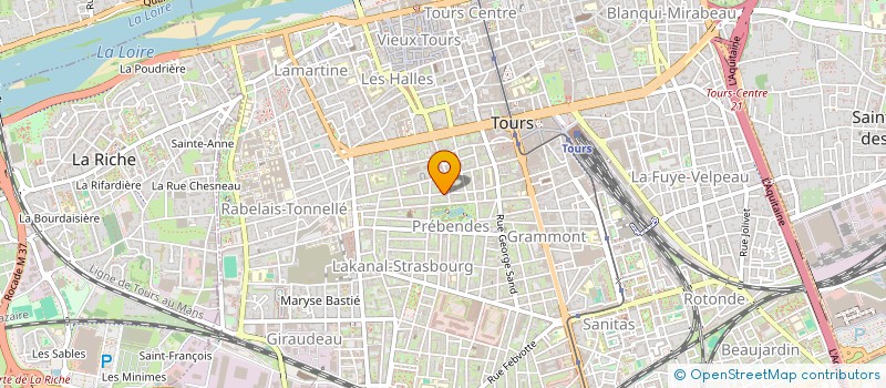 localisation de l'entreprise LA QUATRIEME DIMENSION à TOURS