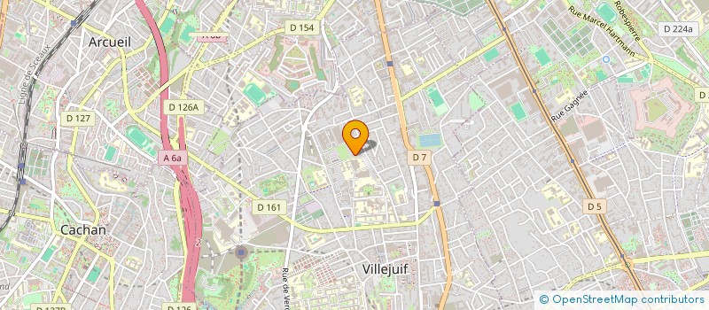 localisation de l'entreprise LA QUATRIEME DIMENSION  VILLEJUIF