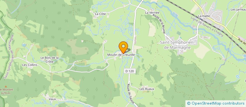 localisation de l'entreprise LA QUATRIEME LIGNE  MARMAGNE