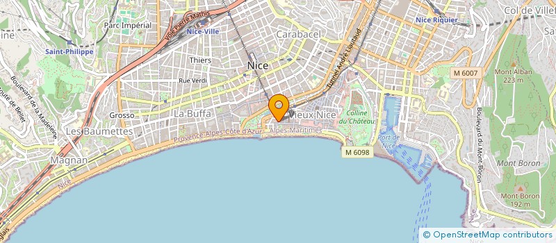 localisation de l'entreprise LA QUEIRADE  NICE