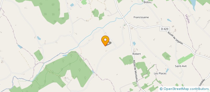 localisation de l'entreprise LA QUENOTTE  LAVERGNE