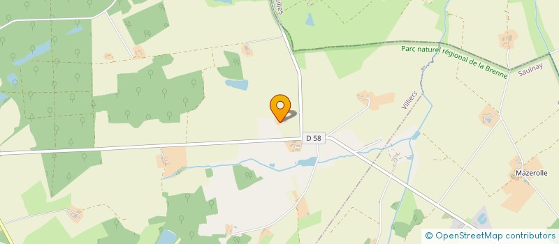 localisation de l'entreprise LA QUERCIA à AZAY-LE-FERRON
