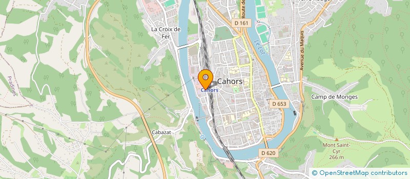 localisation de l'entreprise LA QUERCYNOISE à CAHORS