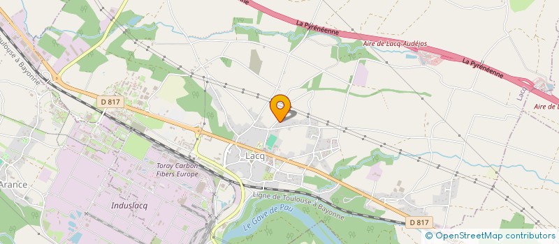 localisation de l'entreprise LA QUERENCIA  LACQ