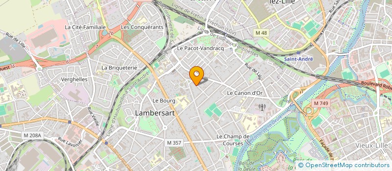 localisation de l'entreprise LA QUESNOYSIENNE à LAMBERSART