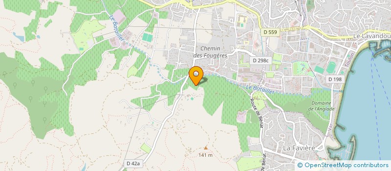localisation de l'entreprise LA QUESSINE à BORMES-LES-MIMOSAS