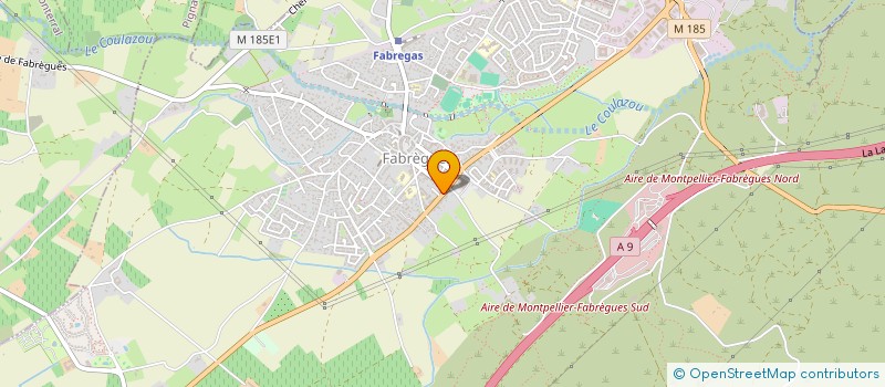 localisation de l'entreprise LA QUETE DU GEEK  FABREGUES