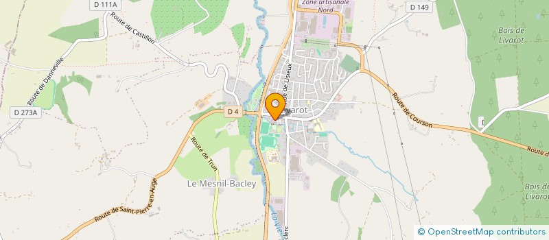 localisation de l'entreprise LA QUETE NE SERA PAS VAINE  LIVAROT-PAYS-D'AUGE