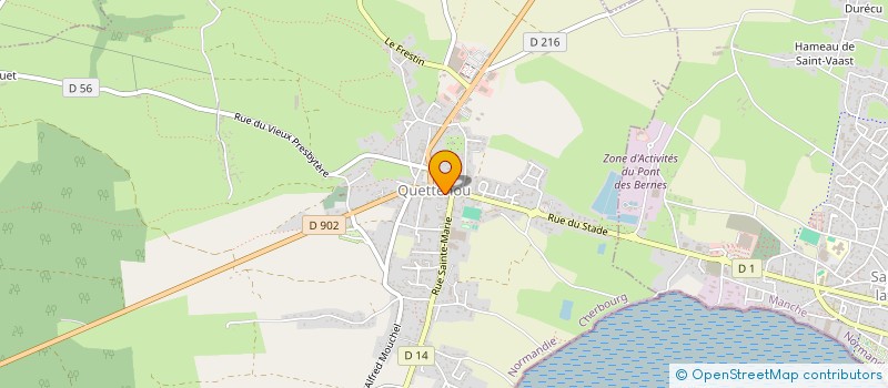 localisation de l'entreprise LA QUETTHOUAISE  QUETTEHOU