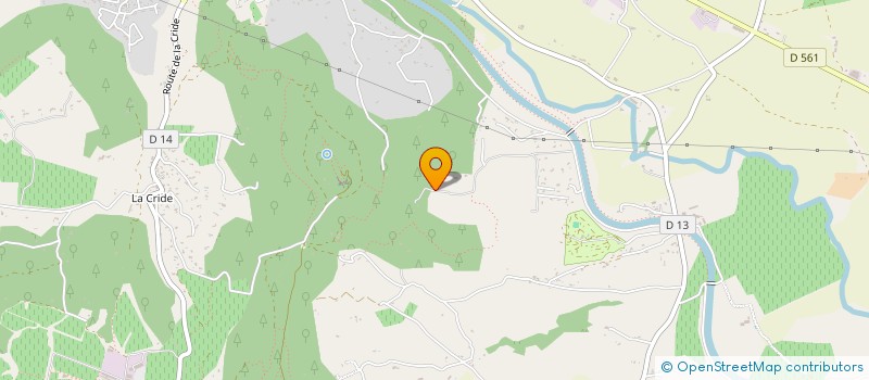 localisation de l'entreprise LA QUILLE  LE PUY-SAINTE-REPARADE