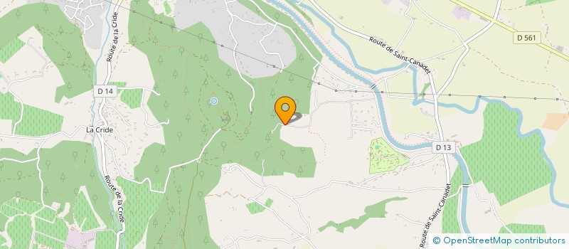 localisation de l'entreprise LA QUILLE  LE PUY-SAINTE-REPARADE