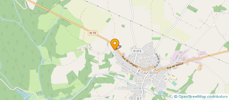 localisation de l'entreprise LA QUINCAILL' à FAYL-BILLOT