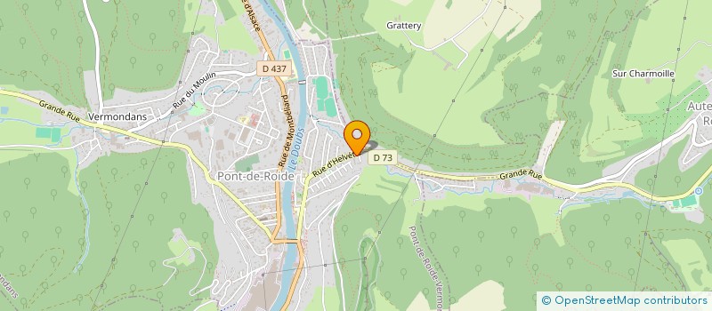 localisation de l'entreprise LA QUINCAILLE  PONT-DE-ROIDE-VERMONDANS