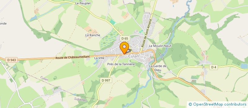 localisation de l'entreprise LA QUINCAILLERIE  SAINT-AMAND-MONTROND